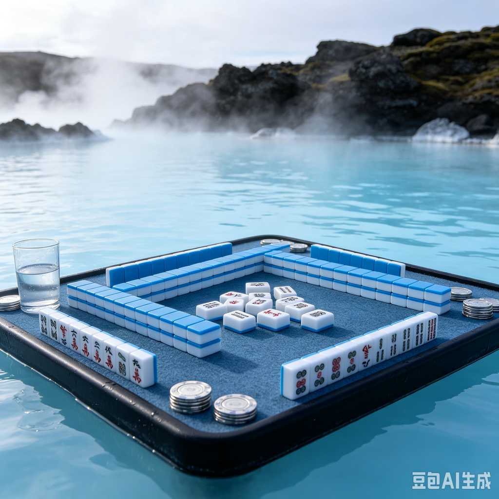 classic oriental board game mahjong