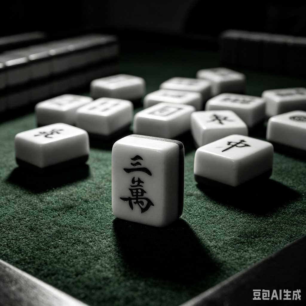 modern text mahjong tiles