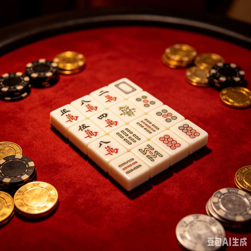 simple text mahjong tiles