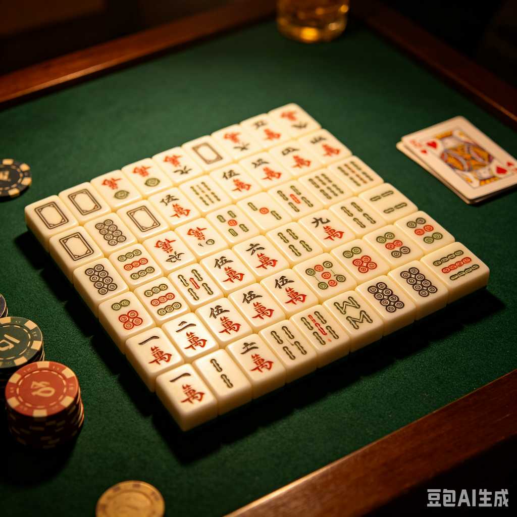 clear transparent mahjong tiles