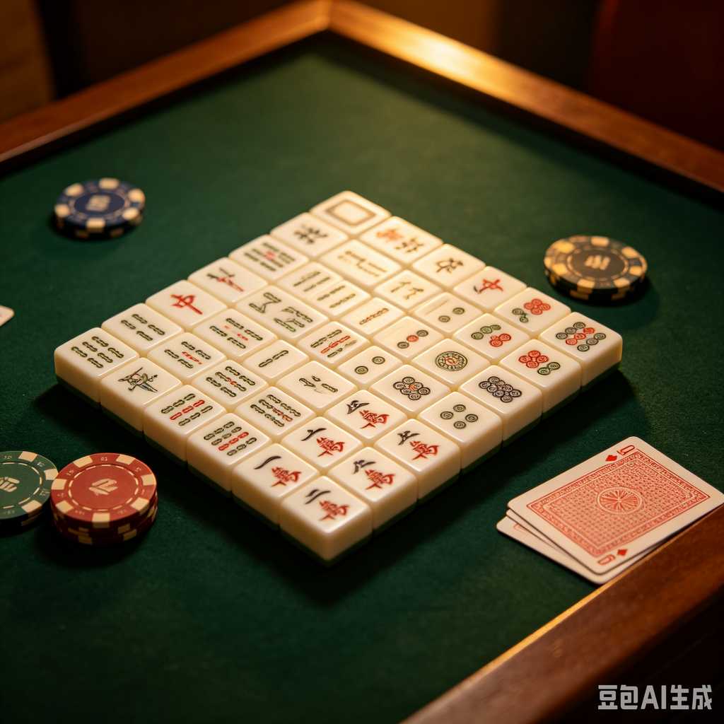 asian classic board game mahjong